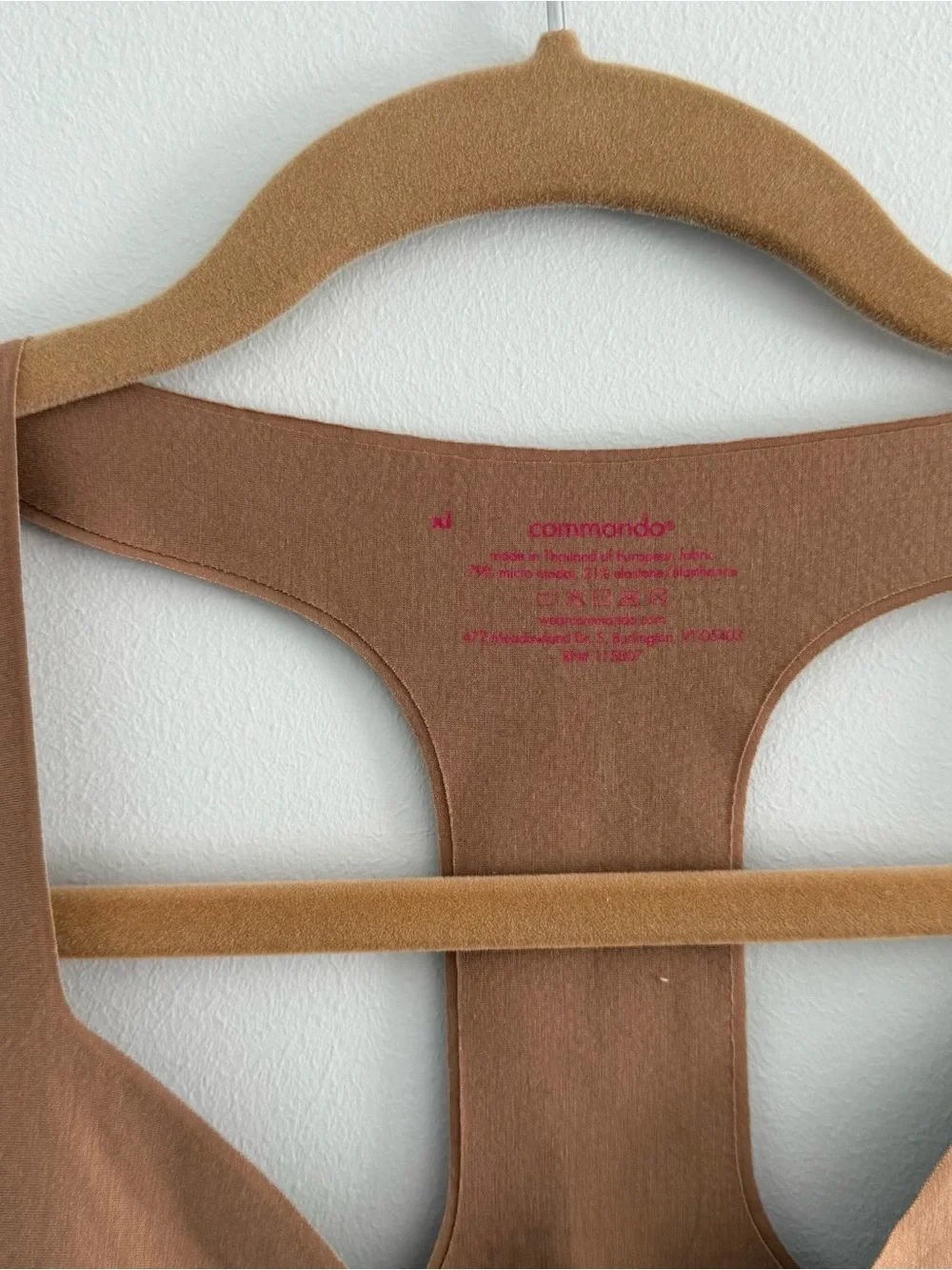 Commando Racerback Bralette - Picture 2 of 2